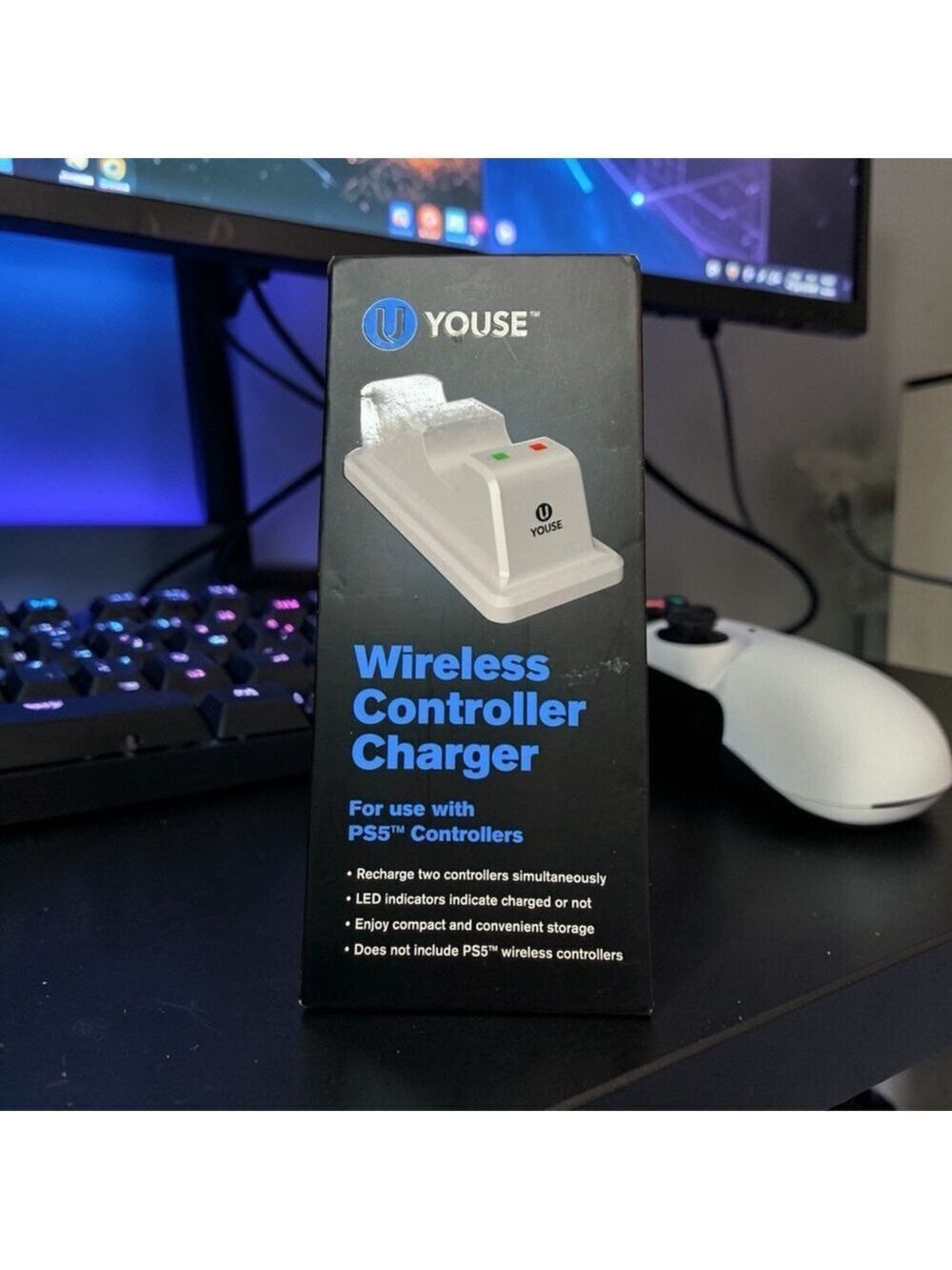 YOUSE Wireless Controller Charger for PS5